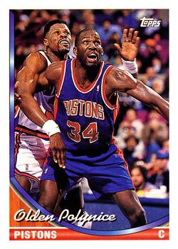 1993-94 Topps #48 Olden Polynice Front