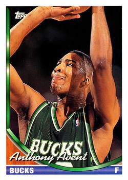 1993-94 Topps #91 Anthony Avent Front