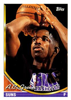 1993-94 Topps #227 A.C. Green Front