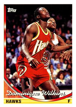 1993-94 Topps #292 Dominique Wilkins Front