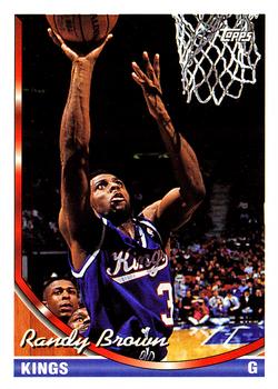 1993-94 Topps #335 Randy Brown Front