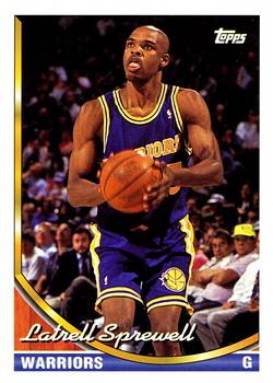 1993-94 Topps #340 Latrell Sprewell Front