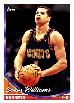 1993-94 Topps #362 Brian Williams Front