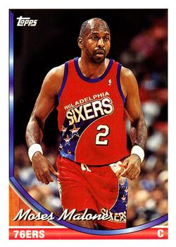 1993-94 Topps #381 Moses Malone Front