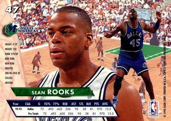 1993-94 Ultra #47 Sean Rooks Back
