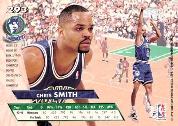 1993-94 Ultra #293 Chris Smith Back