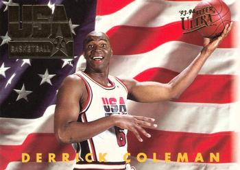 1993-94 Ultra #361 Derrick Coleman Front