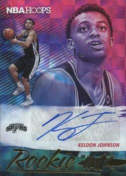 2019-20 Hoops - Rookie Ink #RI-KJN Keldon Johnson Front