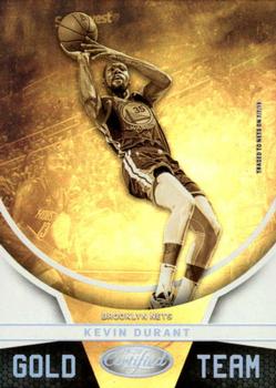 2019-20 Panini Certified - Gold Team #16 Kevin Durant Front