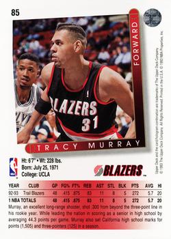 1993-94 Upper Deck #85 Tracy Murray Back