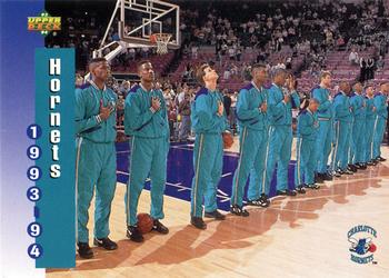 1993-94 Upper Deck #212 Charlotte Hornets Front