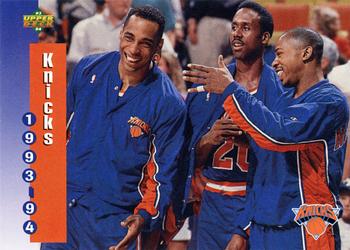 1993-94 Upper Deck #227 New York Knicks Front