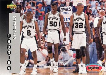 1993-94 Upper Deck #233 San Antonio Spurs Front