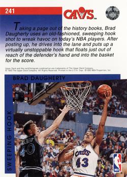1993-94 Upper Deck #241 Brad Daugherty Back