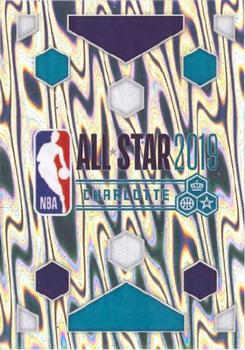 2019-20 Panini NBA Stickers European #8 All-Star 2019 Charlotte Logo Front