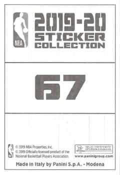 2019-20 Panini NBA Stickers European #67 Spencer Dinwiddie Back