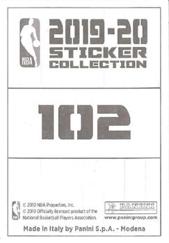 2019-20 Panini NBA Stickers European #102 Cedi Osman Back
