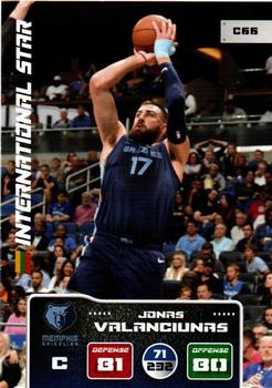 2019-20 Panini NBA Stickers European - Adrenalyn XL #C66 Jonas Valančiūnas Front