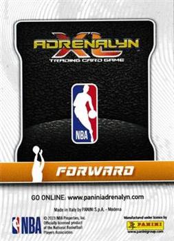 2019-20 Panini NBA Stickers European - Adrenalyn XL #C81 LeBron James Back