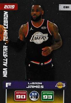 2019-20 Panini NBA Stickers European - Adrenalyn XL #C81 LeBron James Front