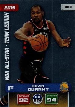 2019-20 Panini NBA Stickers European - Adrenalyn XL #C83 Kevin Durant Front