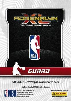 2019-20 Panini NBA Stickers European - Adrenalyn XL #C89 Stephen Curry Back