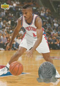 1993-94 Upper Deck - Rookie Standouts #RS14 Lindsey Hunter Front