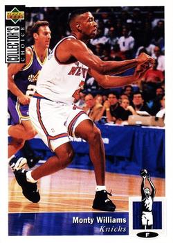 1994-95 Collector's Choice #246 Monty Williams Front