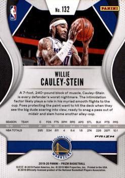 2019-20 Panini Prizm - Prizms Red White and Blue #132 Willie Cauley-Stein Back