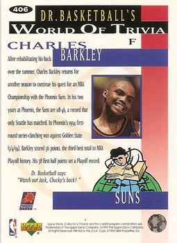 1994-95 Collector's Choice - Gold Signature #406 Charles Barkley Back