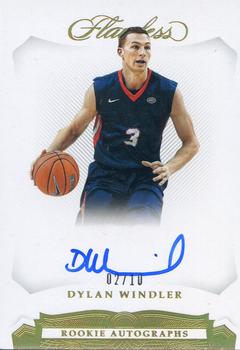 2019 Panini Flawless Collegiate - Flawless Rookie Autographs Gold #148 Dylan Windler Front