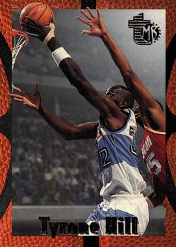 1994-95 Topps Embossed #17 Tyrone Hill Front