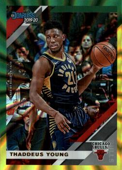 2019-20 Donruss - Holo Green and Yellow Laser #85 Thaddeus Young Front