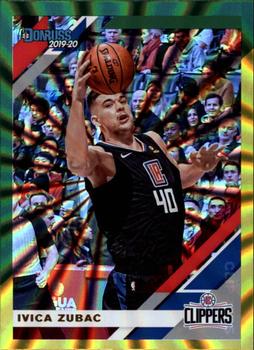 2019-20 Donruss - Holo Green and Yellow Laser #91 Ivica Zubac Front