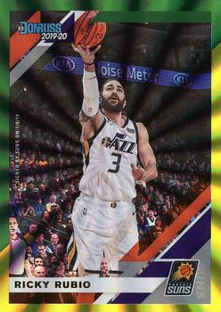 2019-20 Donruss - Holo Green and Yellow Laser #194 Ricky Rubio Front