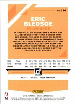 2019-20 Donruss - Press Proof Silver #114 Eric Bledsoe Back