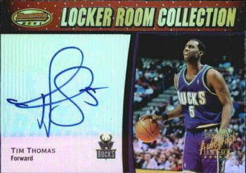 2000-01 Bowman's Best - Rookie Locker Room Collection Autographs #LRCA11 Tim Thomas Front