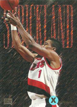 1994-95 SkyBox E-Motion - X-Cited #19 Rod Strickland Front