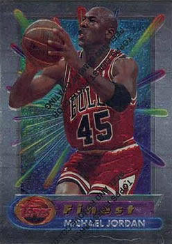 1994-95 Finest #331 Michael Jordan Front
