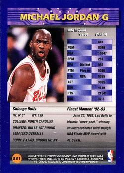 1994-95 Finest #331 Michael Jordan Back