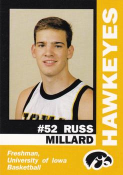 1992-93 Iowa Hawkeyes #NNO Russ Millard Front