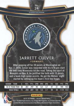 2019-20 Panini Select #24 Jarrett Culver Back