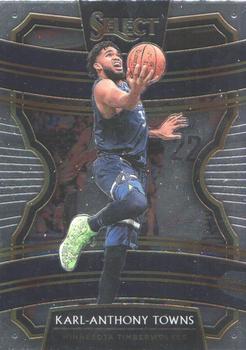 2019-20 Panini Select #25 Karl-Anthony Towns Front
