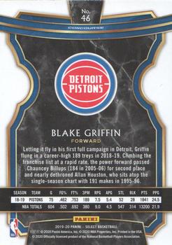 2019-20 Panini Select #46 Blake Griffin Back