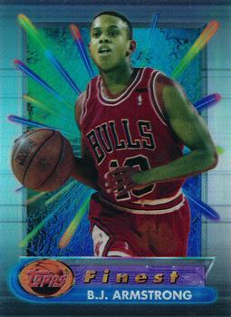 1994-95 Finest - Refractors #25 B.J. Armstrong Front