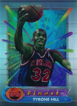 1994-95 Finest - Refractors #157 Tyrone Hill Front