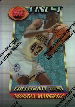 1994-95 Finest - Refractors #231 Donyell Marshall Front