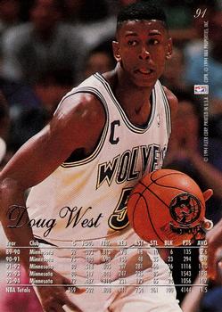1994-95 Flair #91 Doug West Back