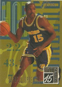 1994-95 Flair - Hot Numbers #16 Latrell Sprewell Front