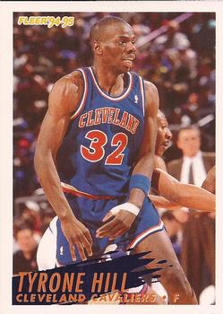 1994-95 Fleer #40 Tyrone Hill Front